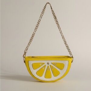 Novelty Lemon Slice Crossbody Purse